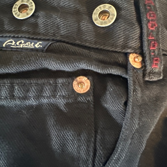 AGOLDE Nico High Rise Slim Jeans Black Wash Women’s Size 27 Made In USA !! - Picture 12 of 16